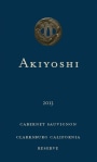Akiyoshi Reserve Cabernet Sauvignon 2013 Front Label