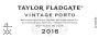 Taylor Fladgate Vintage Port (375ML half-bottle) 2016  Front Label