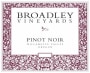 Broadley Willamette Valley Pinot Noir 2008  Front Label