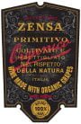 Zensa Primitivo 2016  Front Label