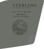 Sterling Platinum Cabernet Sauvignon 2020 Front Label