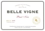 Belle Vigne Pinot Noir 2016  Front Label