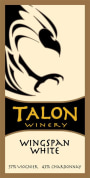 Talon Winery and Vineyards Wingspan White 2016  Front Label
