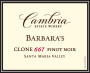 Cambria Barbara's Clone 667 Pinot Noir 2014 Front Label