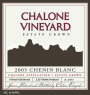 Chalone Estate Chenin Blanc 2005 Front Label