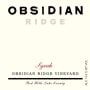 Tricycle Wine Company Obsidian Ridge Syrah 2011 Front Label