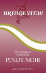 Bridgeview Pinot Noir 2007 Front Label