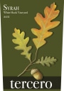 Tercero White Hawk Vineyard Syrah 2011  Front Label