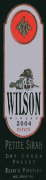Wilson Winery Ellie's Petite Sirah 2004 Front Label