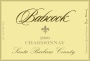 Babcock Santa Barbara Chardonnay 2009 Front Label