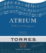 Familia Torres Atrium Cabernet Sauvignon 2009  Front Label