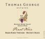 Thomas George Baker Ridge Vineyard Dexter's Block Pinot Noir 2014  Front Label
