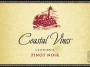 Coastal Vines Cellars Pinot Noir 2015  Front Label
