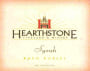 Hearthstone Vineyard & Winery Syrah 2009  Front Label