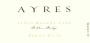 Ayres Lewis Rogers Lane Pinot Noir 2013 Front Label