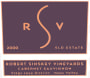 Robert Sinskey SLD Cabernet Sauvignon 2000  Front Label