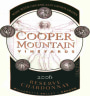 Cooper Mountain Reserve Chardonnay 2006 Front Label