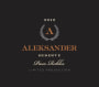 Aleksander Wines Reserve 2012 Front Label