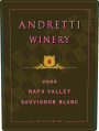 Andretti Sauvignon Blanc 2004 Front Label