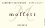 Moffett Vineyards Reserve Cabernet Sauvignon 2013 Front Label