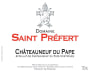 Domaine Saint Prefert Chateauneuf-du-Pape 2013 Front Label