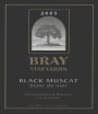 Bray Vineyards Blanc de Noir Black Muscat 2005  Front Label