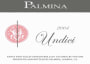 Palmina Undici Sangiovese 2004  Front Label