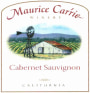 Maurice Carrie Winery Cabernet Sauvignon 2014 Front Label