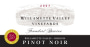 Willamette Valley Vineyards Founders Reserve Pinot Noir 2007 Front Label