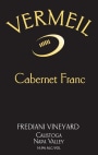 Vermeil Wines Frediani Vineyard Cabernet Franc 2014 Front Label