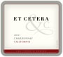 Et Cetera Chardonnay 2010  Front Label