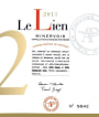 Les Vignobles Foncalieu Minervois Le Lien 2013 Front Label