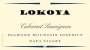Lokoya Diamond Mountain Cabernet Sauvignon 2014  Front Label
