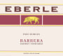 Eberle Barbera 2003 Front Label