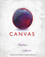 Canvas Wines Merlot 2015 Front Label
