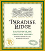 Paradise Ridge Grandview Vineyard Sauvignon Blanc 2015 Front Label