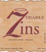 Michael David Winery 7 Deadly Zins Zinfandel 2001 Front Label