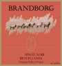 Brandborg Cellars Bench Lands Pinot Noir 2004 Front Label