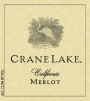 Crane Lake Cellars California Merlot 2014  Front Label