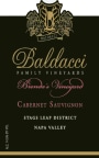 Baldacci Family Vineyards Brenda's Vineyard Cabernet Sauvignon 2014 Front Label