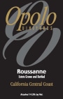Opolo Roussanne 2012 Front Label