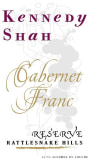 Woodhouse Family Cellars Kennedy Shah Reserve Cabernet Franc 2006 Front Label