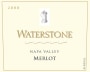Waterstone Merlot 2008  Front Label