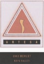 Artesa Merlot 2002 Front Label