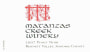 Matanzas Creek Pinot Noir 2007 Front Label