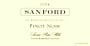 Sanford La Rinconada Pinot Noir 2004 Front Label