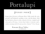 Portalupi Russian River Valley Pinot Noir 2014  Front Label