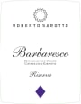 Roberto Sarotto Barbaresco 2013  Front Label