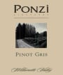 Ponzi Pinot Gris 2004  Front Label