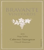 Bravante Vineyards Cabernet Sauvignon 2001  Front Label